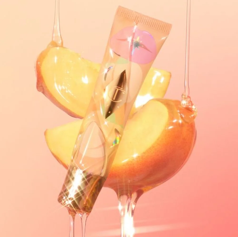 Charlotte Tilbury Pure Peach Tinted Lip Oil- Peach Scent & Color!